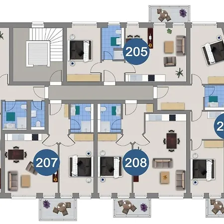 Haus Ebenezer 206 Schimmelreiter Lejlighed